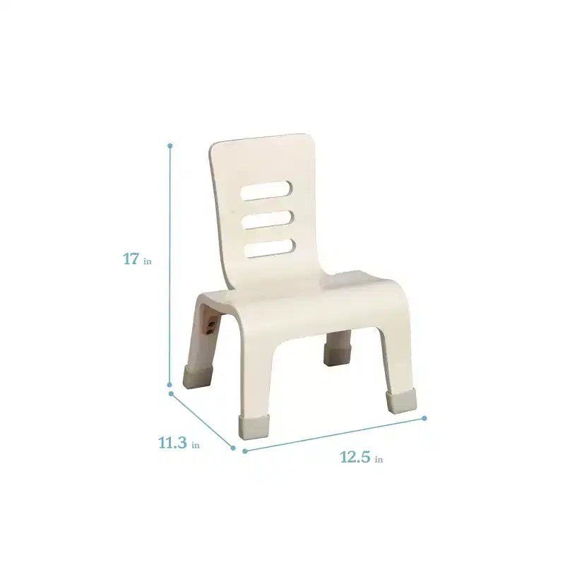 Chaise empilable en bois courbé, hauteur d'assise 8 po, mobilier Montessori, 2