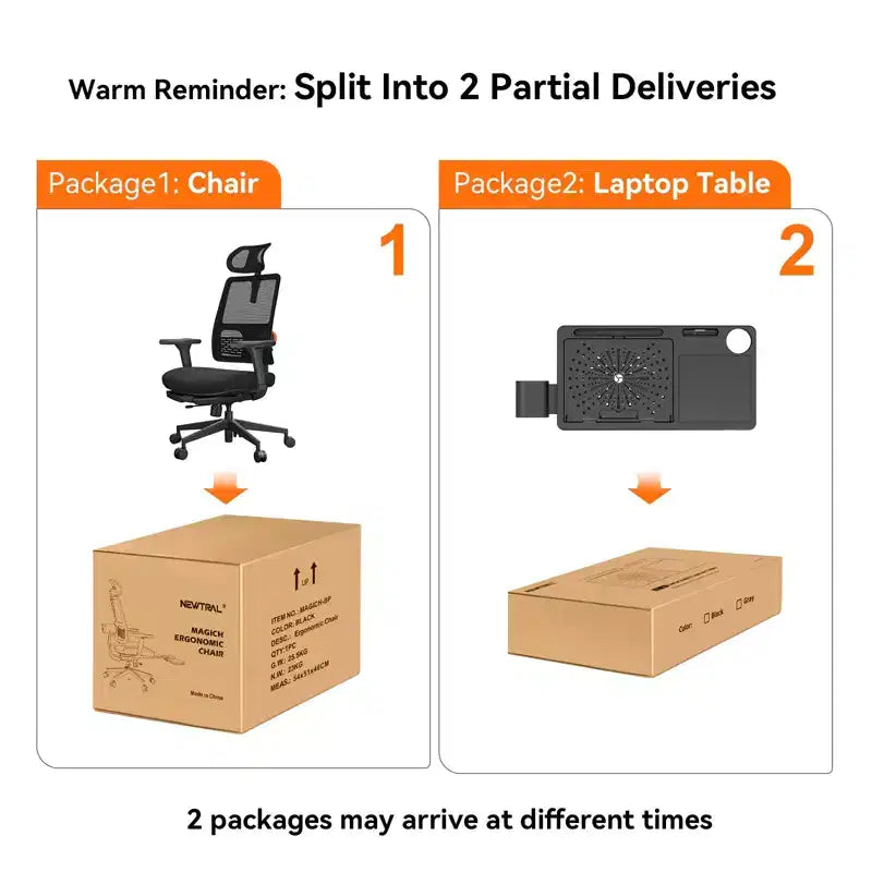 Chaise avec repose-pieds  Chaise avec soutien lombaire