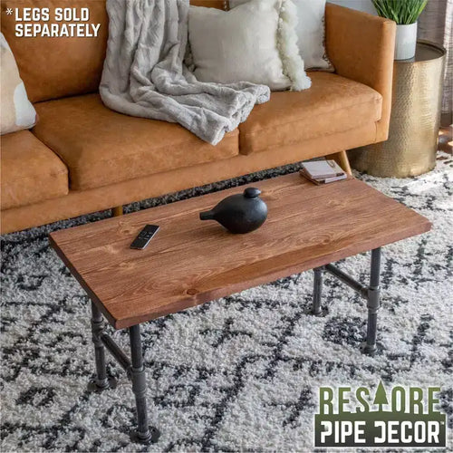 Plateau de table basse en bois massif de cèdre par Pipe Decor
