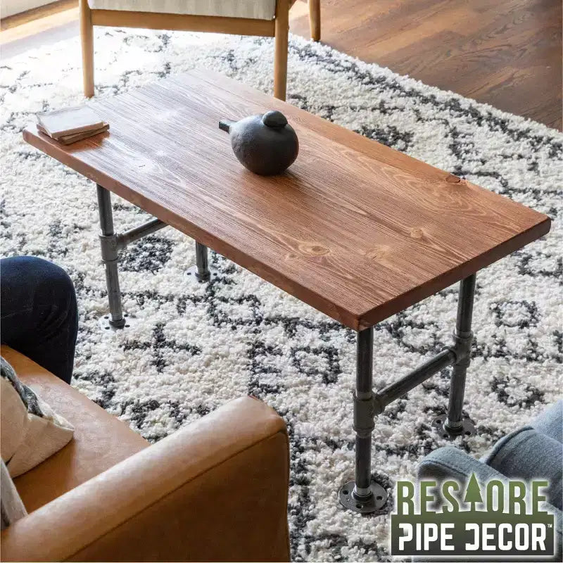 Plateau de table basse en bois massif de cèdre par Pipe Decor