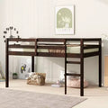 MAYEERTY Twin Bed Frame Soft-Close Drawers Kid-Friendly Solid Pine Wood