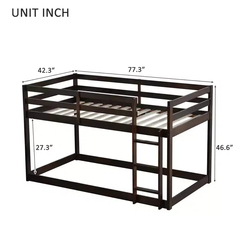 Barrière de sécurité de lit superposé Queen pour enfants en métal robuste