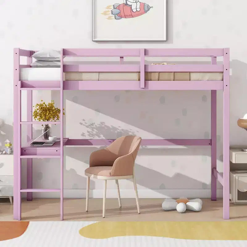 Cadre de lit double rembourré en similicuir adapté aux enfants, sans sommier tapissier requis