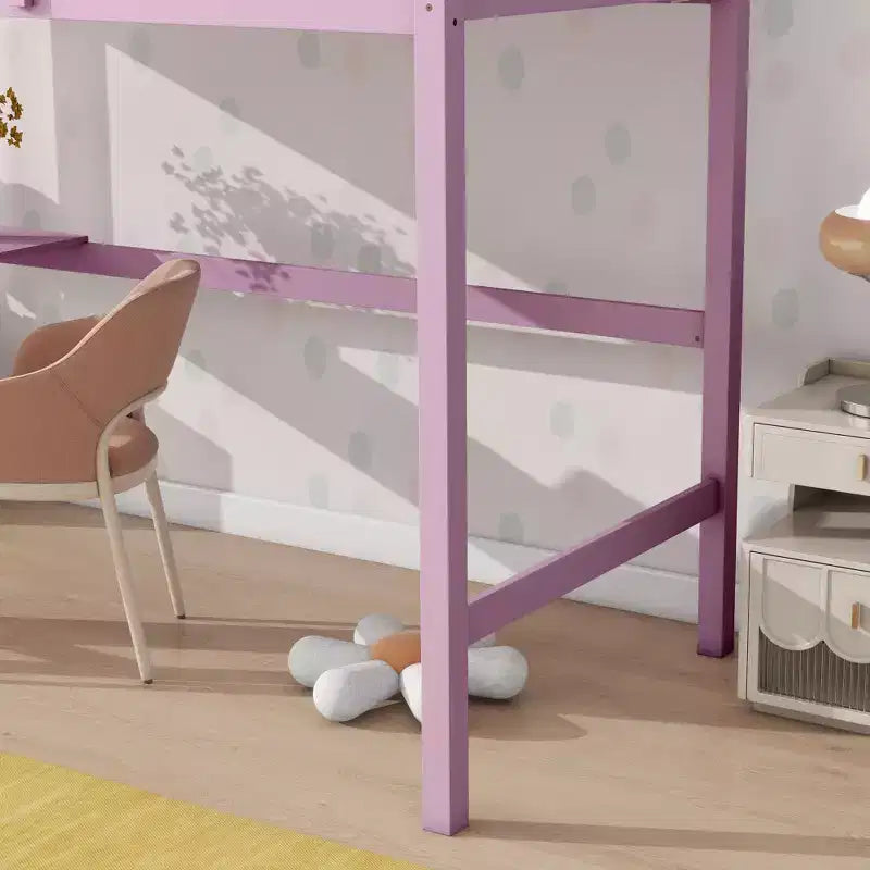 Cadre de lit double rembourré en similicuir adapté aux enfants, sans sommier tapissier requis