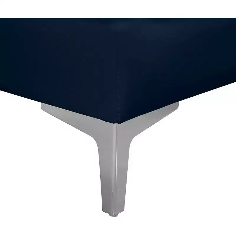 Canapé modulable en velours marine Alina