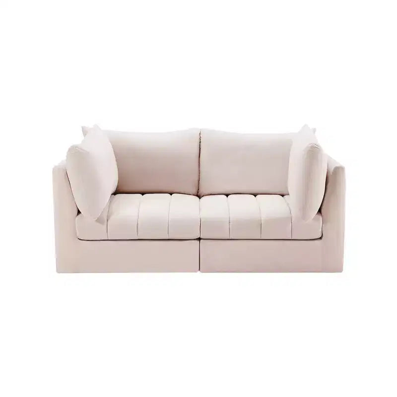 Canapé modulaire Jacob en velours