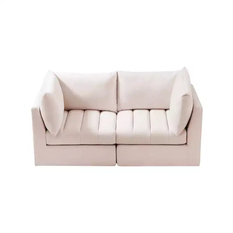 Canapé modulaire Jacob en velours