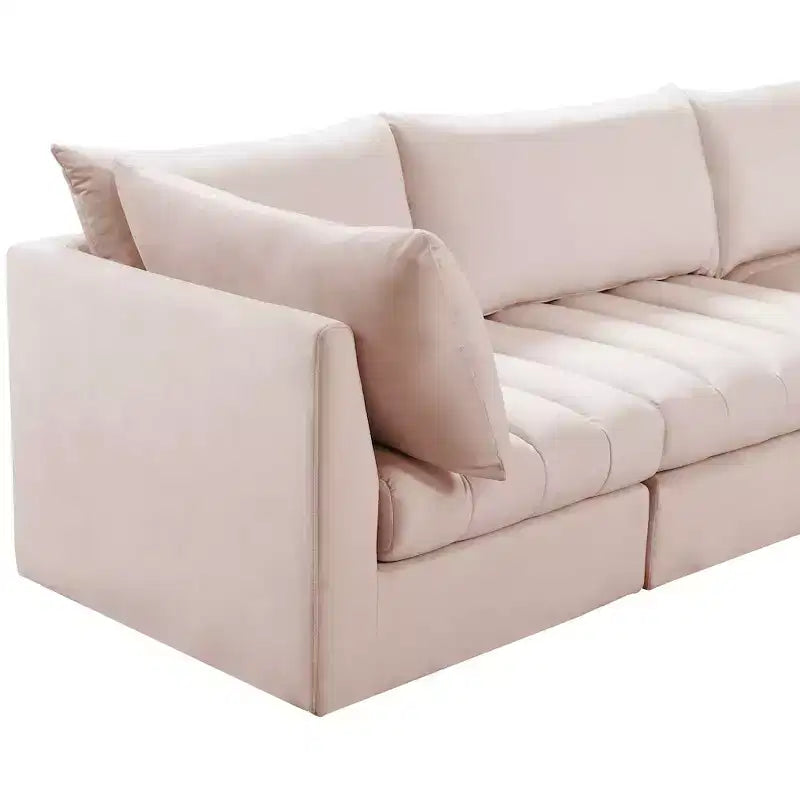 Canapé modulaire Jacob en velours