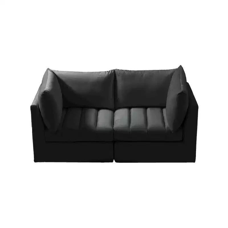 Canapé modulaire Jacob en velours