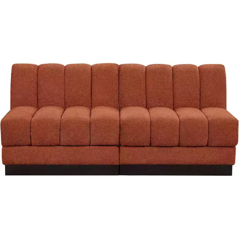 Canapé Modulable en Tissu Chenille Quinn