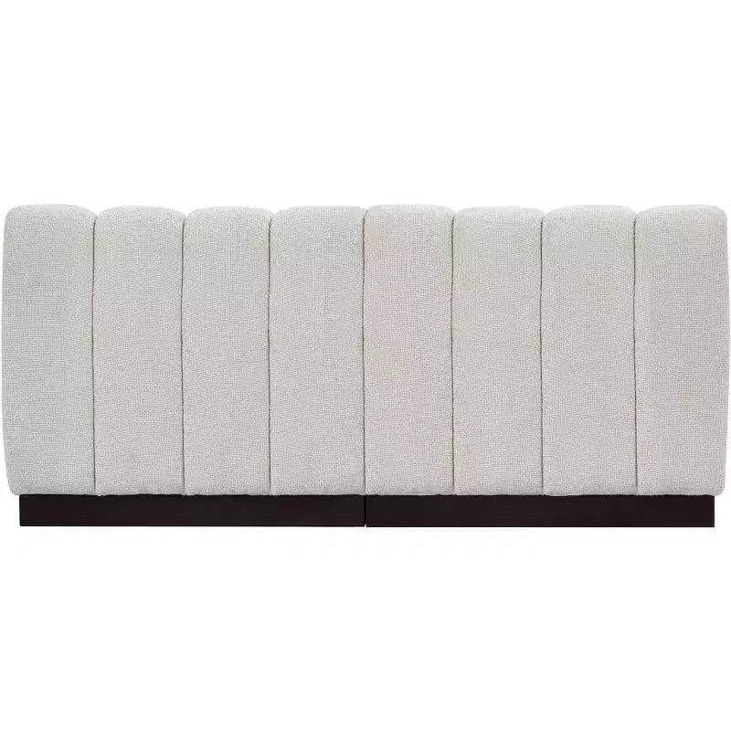 Canapé Modulable en Tissu Chenille Quinn