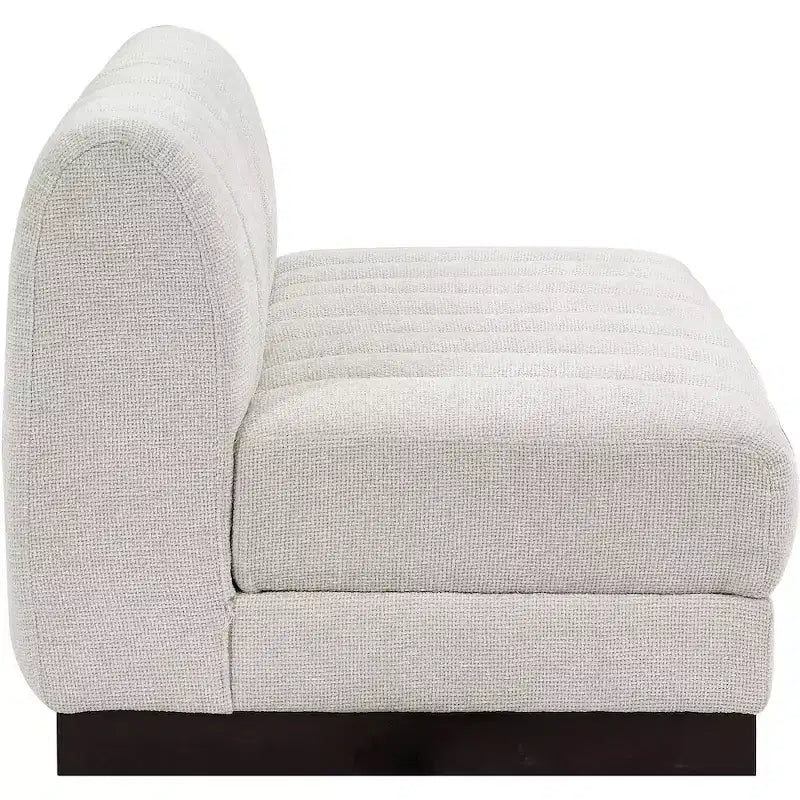 Canapé Modulable en Tissu Chenille Quinn