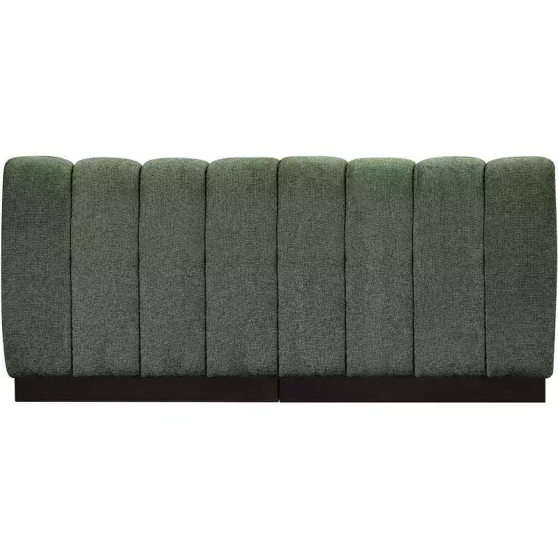 Canapé Modulable en Tissu Chenille Quinn