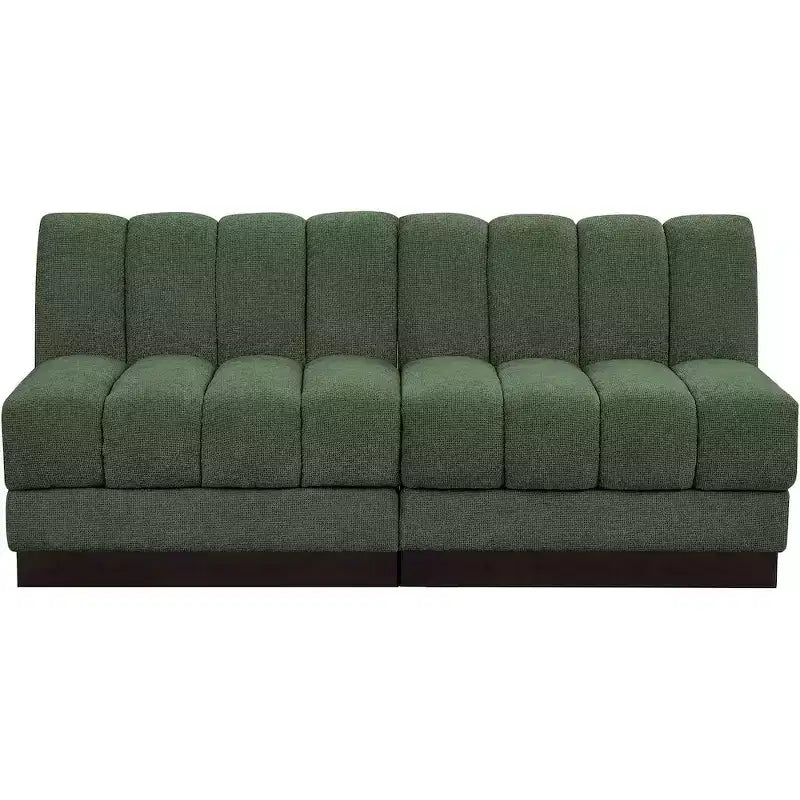 Canapé Modulable en Tissu Chenille Quinn