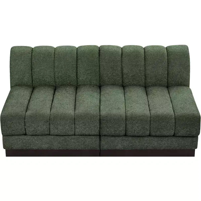 Canapé Modulable en Tissu Chenille Quinn