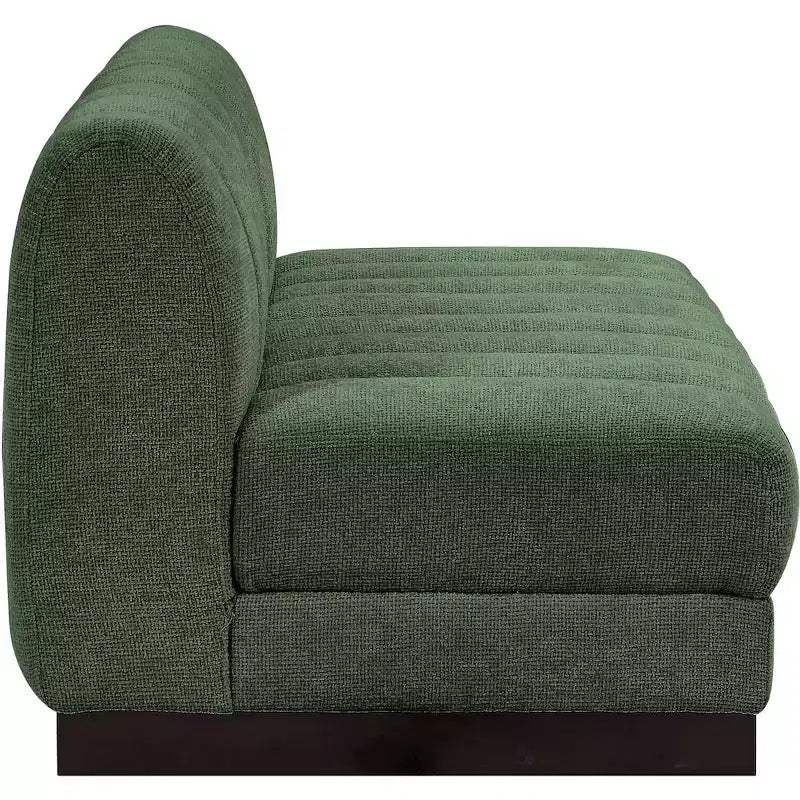 Canapé Modulable en Tissu Chenille Quinn