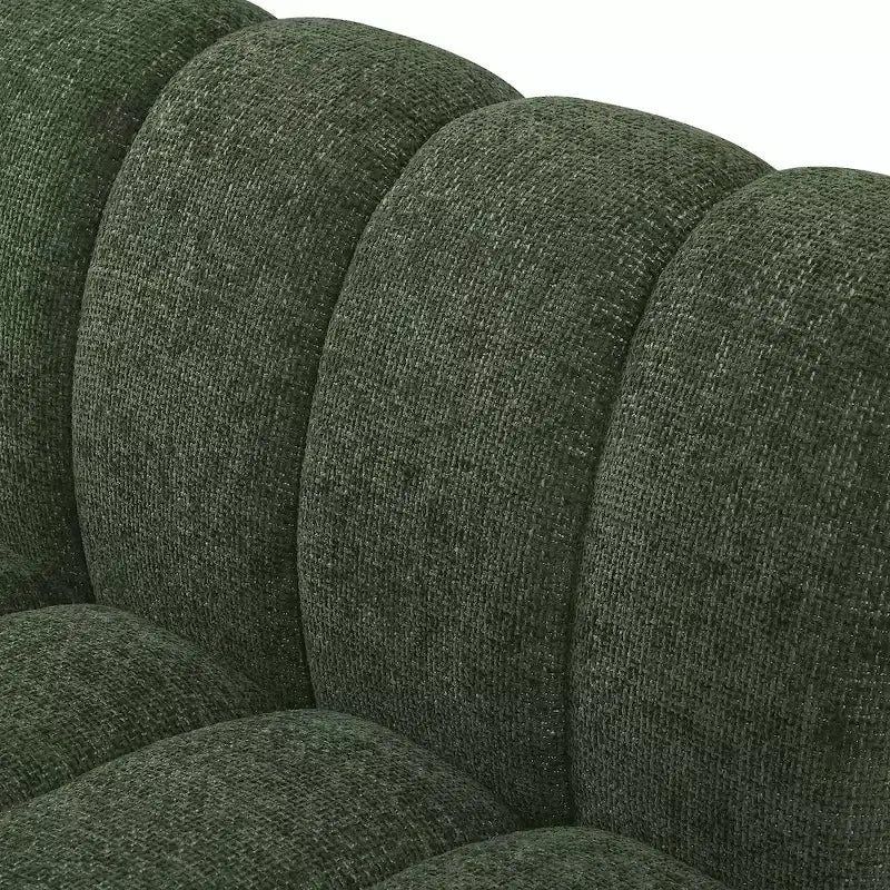 Canapé Modulable en Tissu Chenille Quinn