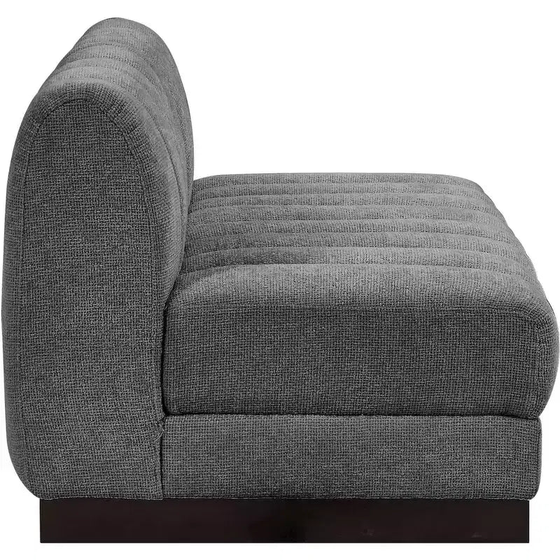 Canapé Modulable en Tissu Chenille Quinn