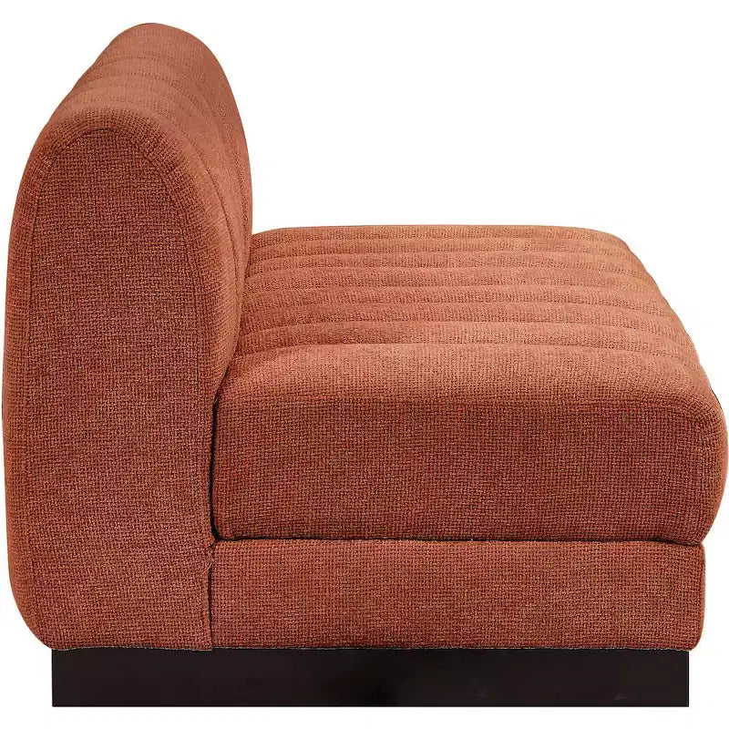 Canapé Modulable en Tissu Chenille Quinn