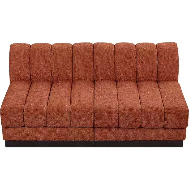 Canapé Modulable en Tissu Chenille Quinn