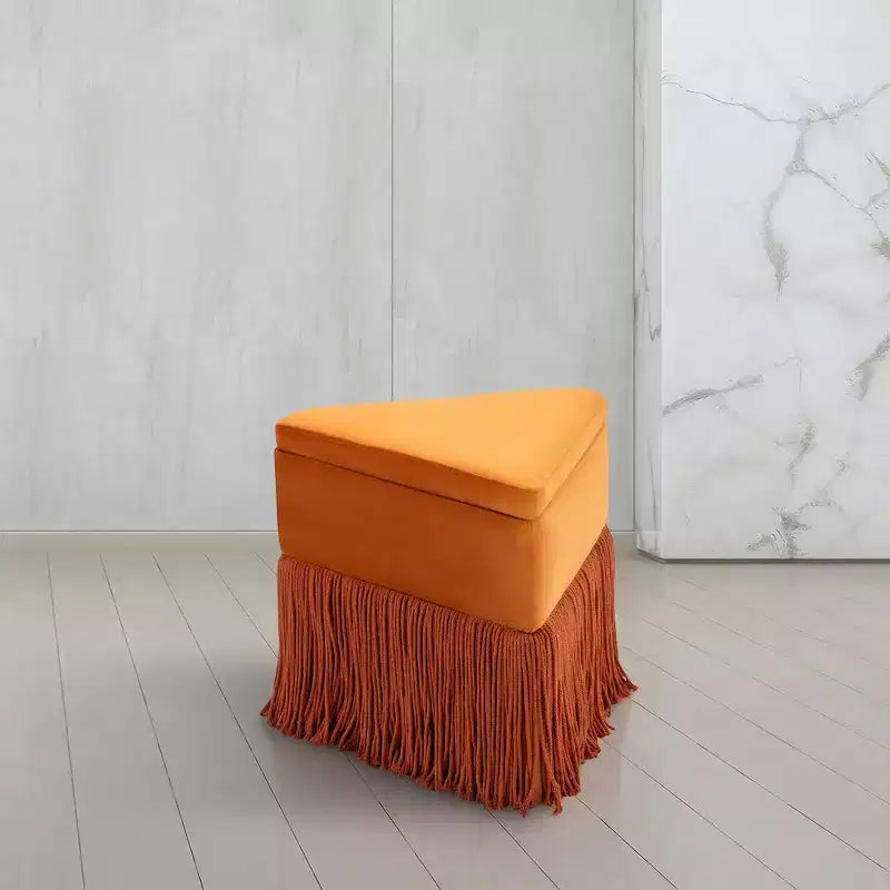Repose-pieds/Tabouret en velours Trivoli