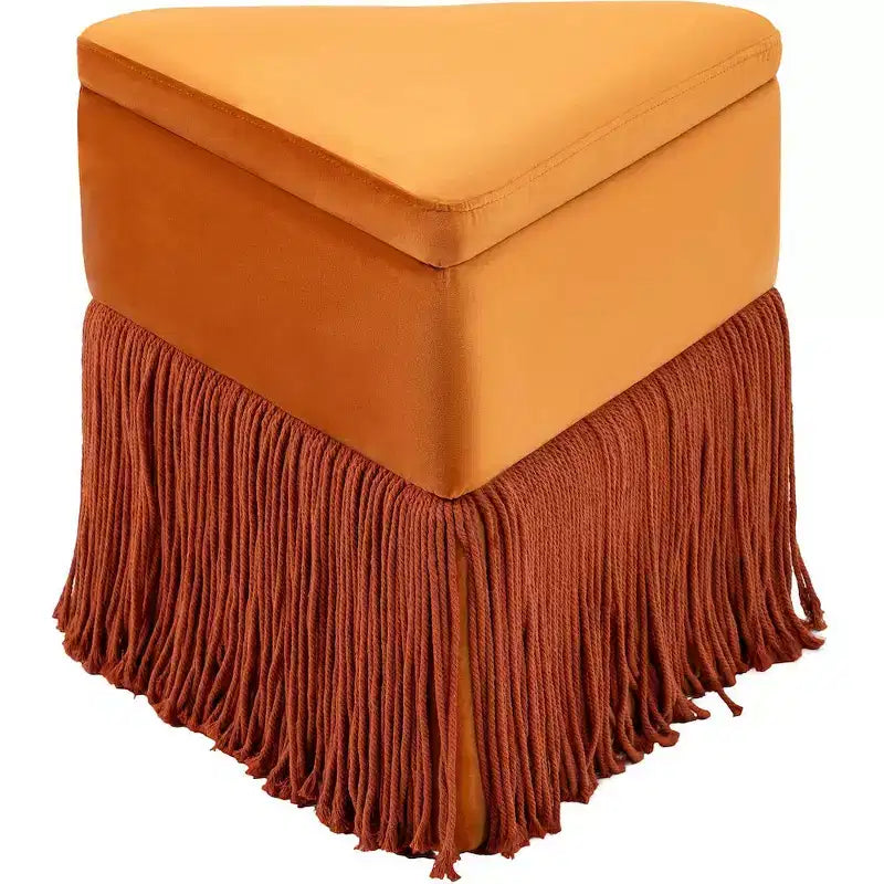 Repose-pieds/Tabouret en velours Trivoli
