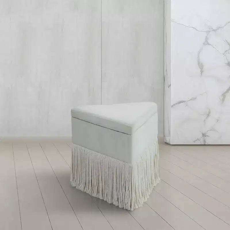 Repose-pieds/Tabouret en velours Trivoli