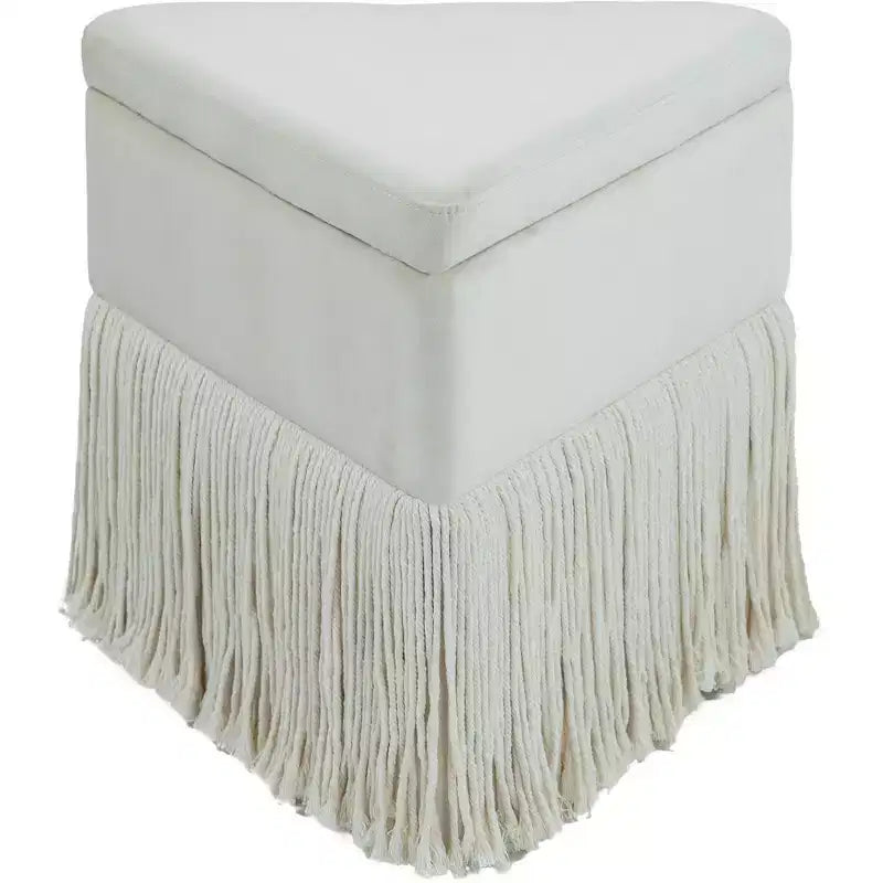 Repose-pieds/Tabouret en velours Trivoli