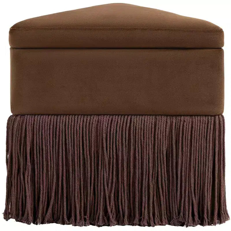 Trivoli Velvet Ottoman/Stool