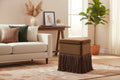 Meridian Furniture Trivoli Velvet Ottoman/Stool