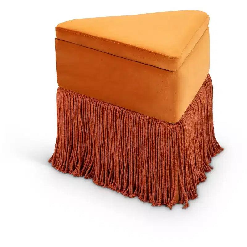 Trivoli Velvet Ottoman/Stool